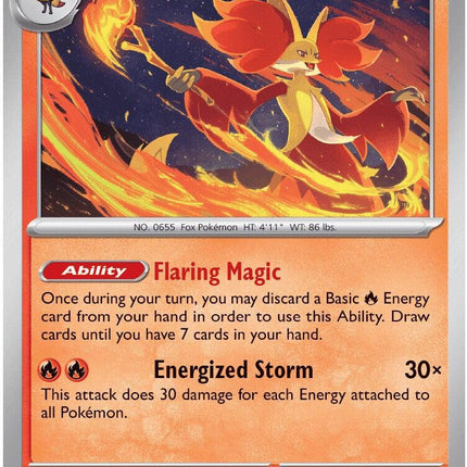 Delphox (013/086) [Mega Evolution: Chaos Rising]
