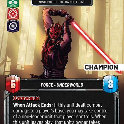 Maul - Master of the Shadow Collective (7) (Champion) (7) [Organized Play Promos]