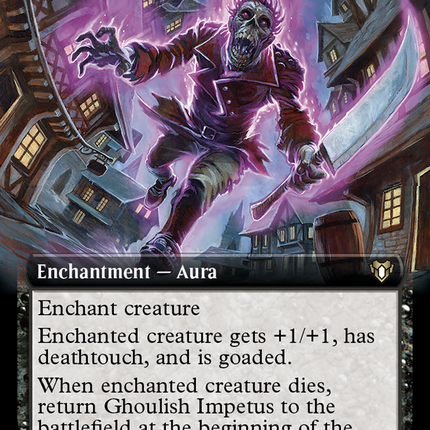 Ghoulish Impetus (Extended Art) [Commander Masters]