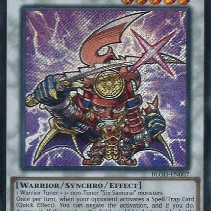 Legendary Six Samurai - Shi En [BLGG-EN007] Secret Rare