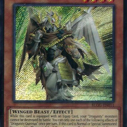 Dragunity Quirinus [BLGG-EN011] Secret Rare