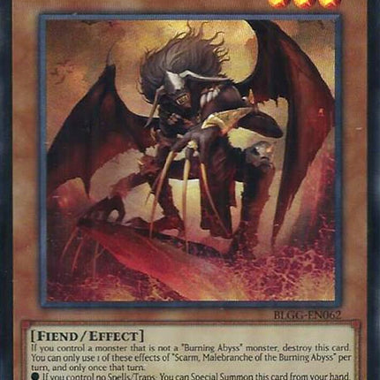 Scarm, Malebranche of the Burning Abyss [BLGG-EN062] Ultra Rare