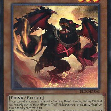 Graff, Malebranche of the Burning Abyss [BLGG-EN063] Ultra Rare