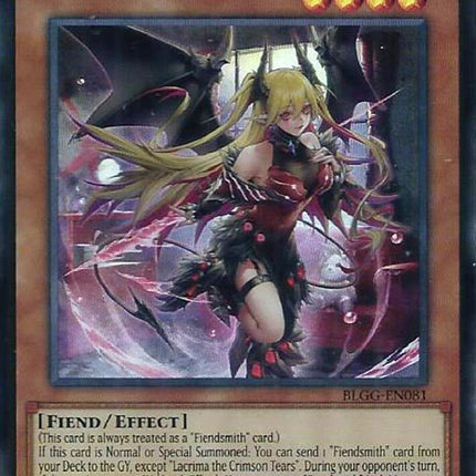 Lacrima the Crimson Tears [BLGG-EN081] Ultra Rare
