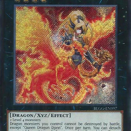 Queen Dragun Djinn [BLGG-EN097] Secret Rare