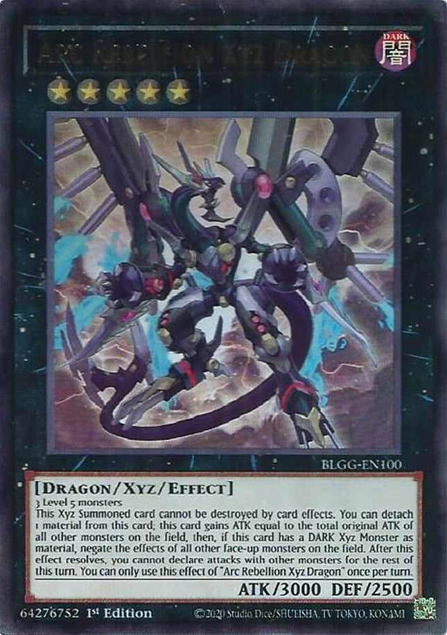 Arc Rebellion Xyz Dragon [BLGG-EN100] Ultra Rare