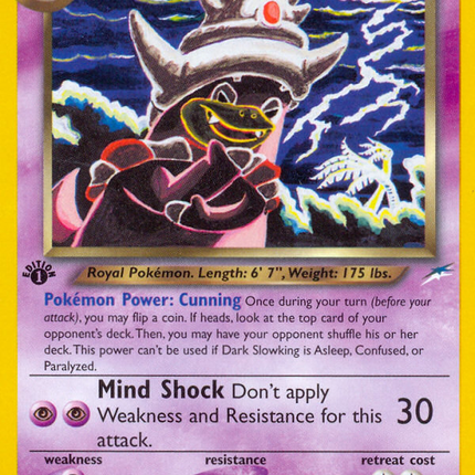Dark Slowking (20/105) [Neo Destiny 1st Edition]