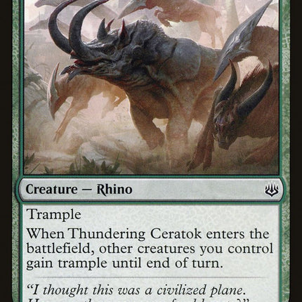 Thundering Ceratok [War of the Spark]