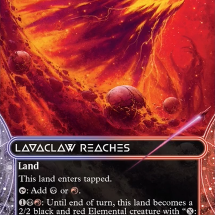 Lavaclaw Reaches (0022) (Borderless) [Edge of Eternities: Stellar Sights]