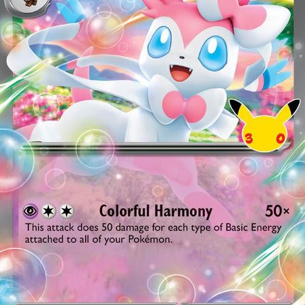 Sylveon ex (071/128) [Mega Evolution: 30th Celebration]