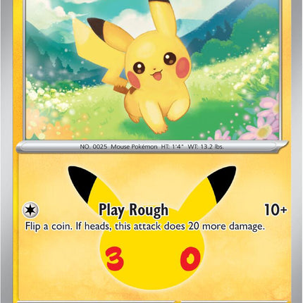 Pikachu (047/128) [Mega Evolution: 30th Celebration]
