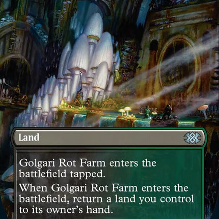 Golgari Rot Farm (Borderless Alternate Art) [Double Masters 2022]