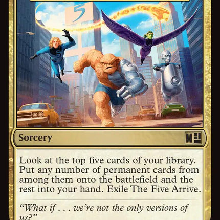 The Five Arrive - Genesis Ultimatum (Surge Foil) [Marvel Super Heroes Commander]