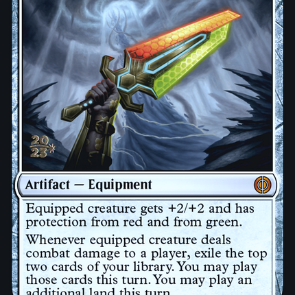 Sword of Forge and Frontier [Phyrexia: All Will Be One Prerelease Promos]