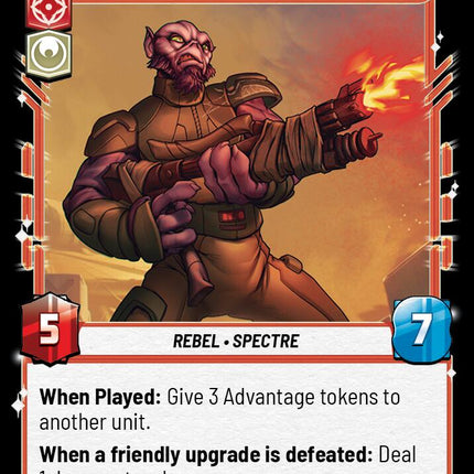 Zeb Orrelios - Fists Work Every Time (161/264) (161/264) [Ashes of the Empire]