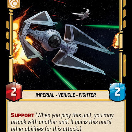 Flanking TIE Interceptor (215/264) (215/264) [Ashes of the Empire]