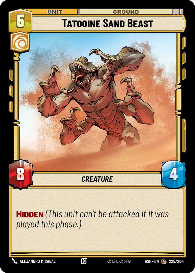 Tatooine Sand Beast (225/264) (225/264) [Ashes of the Empire]