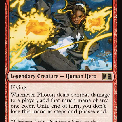 Photon, Mighty Marvel (Surge Foil) [Marvel Super Heroes Commander]