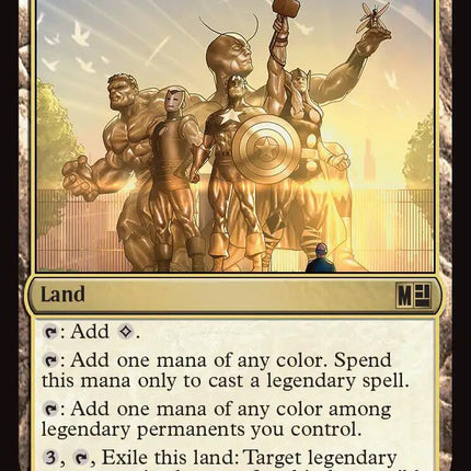 Plaza of Heroes (Surge Foil) [Marvel Super Heroes Commander]