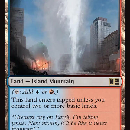 Scorched Geyser (Surge Foil) [Marvel Super Heroes Commander]