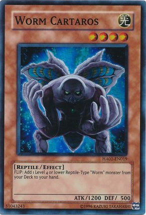 Worm Cartaros [HA01-EN019] Super Rare