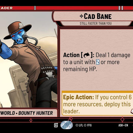 Cad Bane - Still Faster Than You (11/264) (11/264) [Ashes of the Empire]