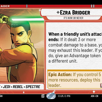 Ezra Bridger - It's Now or Never (13/264) (13/264) [Ashes of the Empire]