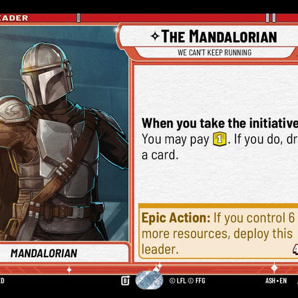 The Mandalorian - We Can't Keep Running (14/264) (14/264) [Ashes of the Empire]
