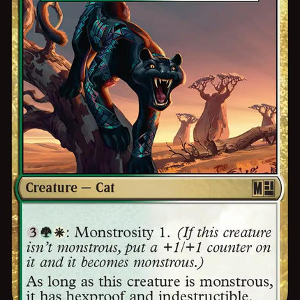 Wakandan War Panther - Fleecemane Lion (Surge Foil) [Marvel Super Heroes Commander]