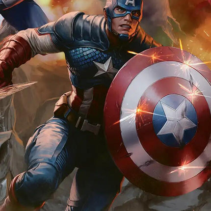 Captain America, Unbowed Art Card [Marvel Super Heroes Art Series]