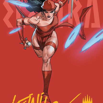 Elektra, Daughter of the Hand Art Card (Gold-Stamped Signature) [Marvel Super Heroes Art Series]
