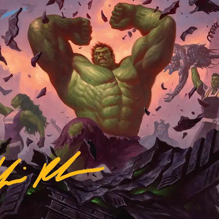 HULK SMASH! Art Card (Gold-Stamped Signature) [Marvel Super Heroes Art Series]