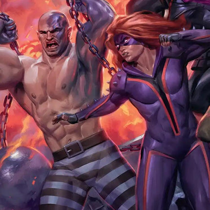 Absorbing Man and Titania Art Card [Marvel Super Heroes Art Series]