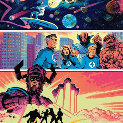 The Coming of Galactus Art Card (Gold-Stamped Signature) [Marvel Super Heroes Art Series]