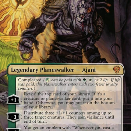 Ajani, Sleeper Agent (Borderless) (376) [Dominaria United]
