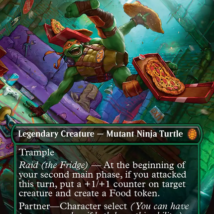 Michelangelo, the Heart (Borderless) [Teenage Mutant Ninja Turtles Commander]