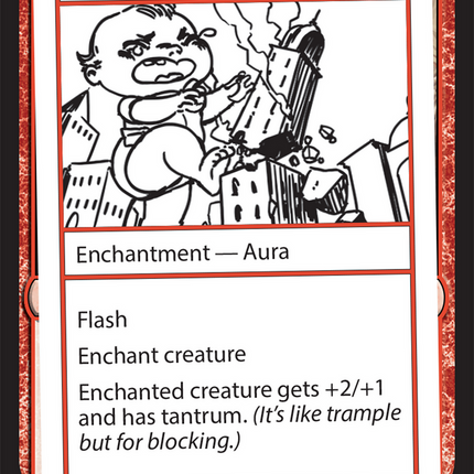 Toddler's Rage [Mystery Booster 2 Playtest Cards]
