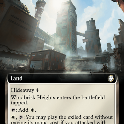 Windbrisk Heights (Extended Art) (Surge Foil) [Fallout]