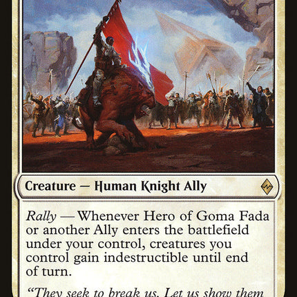 Hero of Goma Fada [Battle for Zendikar]