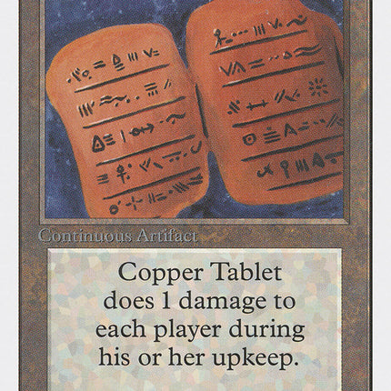 Copper Tablet [Unlimited Edition]
