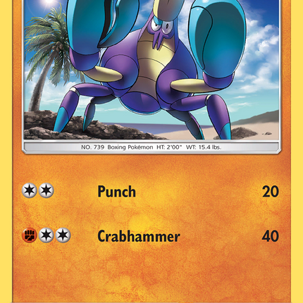 Crabrawler (72/149) [Sun & Moon: Base Set]