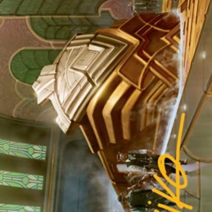 Capenna Express Art Card (Gold-Stamped Signature) [Streets of New Capenna Art Series]