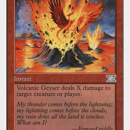 Volcanic Geyser [Classic Sixth Edition]