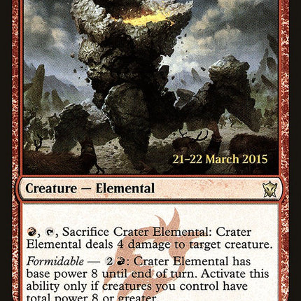 Crater Elemental [Dragons of Tarkir Prerelease Promos]