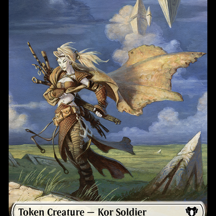 Elemental (0026) // Kor Soldier Double-Sided Token [Commander Masters Tokens]
