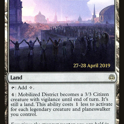 Mobilized District [War of the Spark Prerelease Promos]