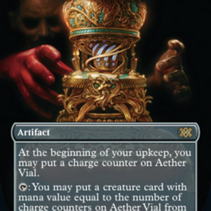 Aether Vial (Borderless Alternate Art) [Double Masters 2022]