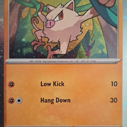 Mankey (106/193) (Cosmos Holo) [Scarlet & Violet: Paldea Evolved]