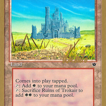 Ruins of Trokair (Michael Loconto) [Pro Tour Collector Set]