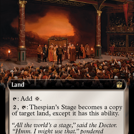 Thespian's Stage (Extended Art) (Surge Foil) [Doctor Who]